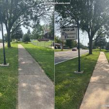 The Best Sidewalk Cleaning In Chesterfield, MO.